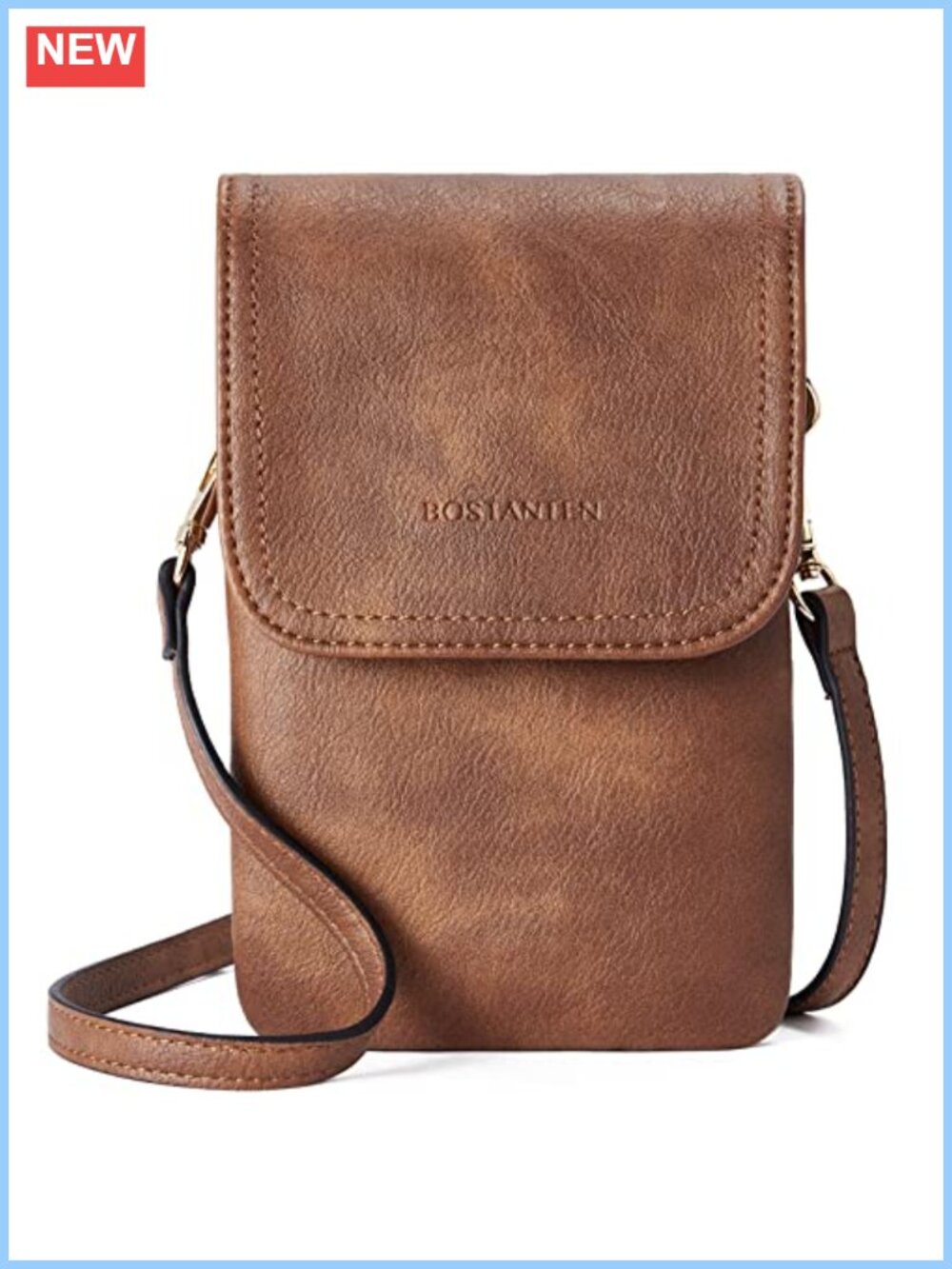 Small Vegan Leather Crossbody Phone Purse Bag